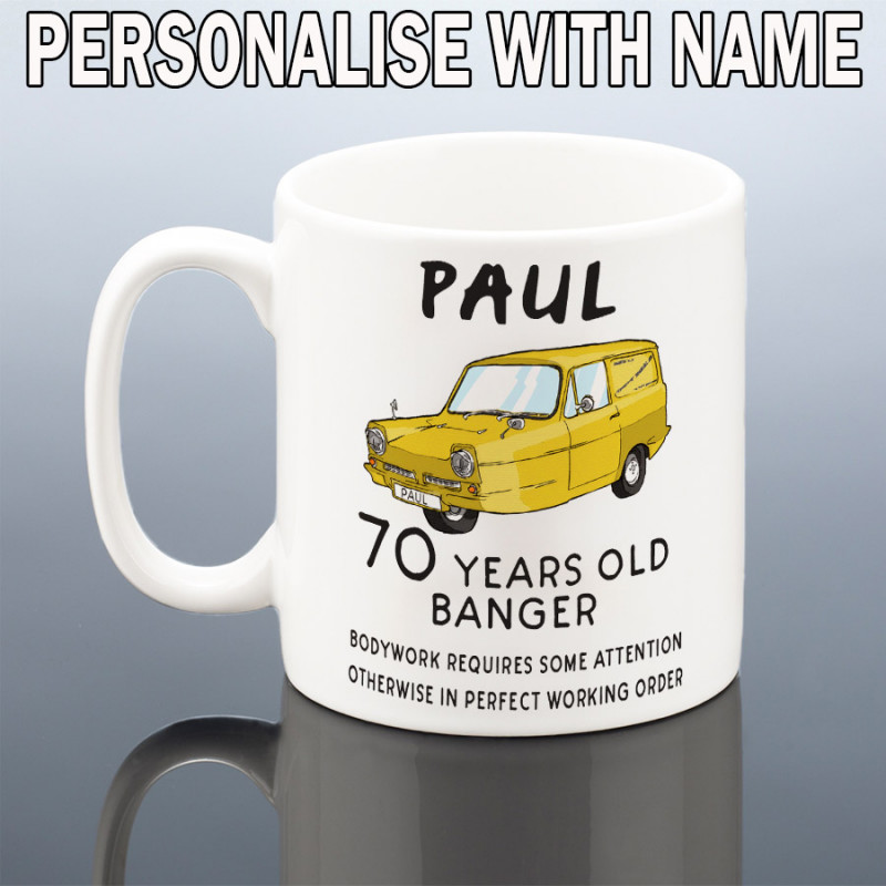 Funny 70th Birthday Mug for Him