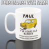 Funny 70th Birthday Mug for Him