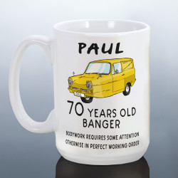 Funny 70th Birthday Mug for Him