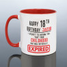 Funny 18th Birthday Mug for Him