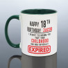 Funny 18th Birthday Mug for Him