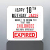 Funny 18th Birthday Mug for Him