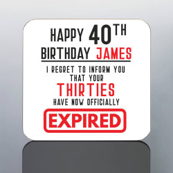 Funny 40th Birthday Mug