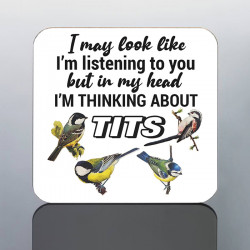 FUNNY BIRDWATCHING coaster