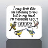 FUNNY BIRDWATCHING coaster