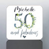 50th BIRTHDAY MUG for Her - Personalised 50th Birthday Gift Women - 50 and Fabulous