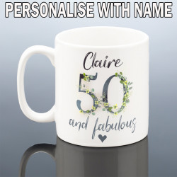 50th BIRTHDAY MUG for Her