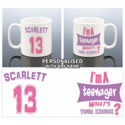 13th BIRTHDAY MUG GIRLS