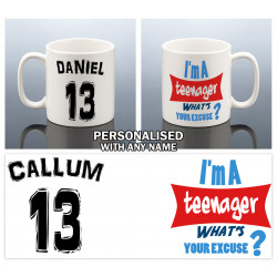 13th BIRTHDAY MUG BOYS
