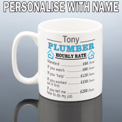 PERSONALISED PLUMBER MUG