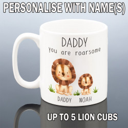 Personalised Dad Lions Cup