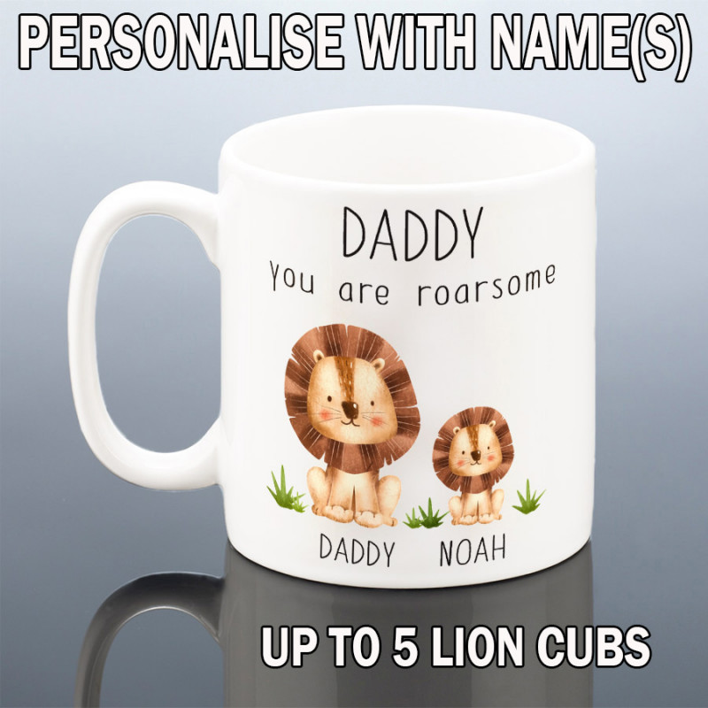 Personalised Dad Lions Cup