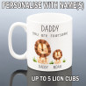 Personalised Dad Lions Cup