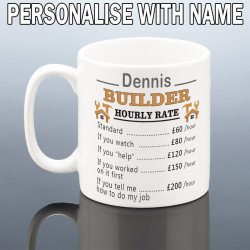 PERSONALISED BUILDER MUG