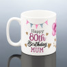 Personalised 80th Birthday Mug for Her
