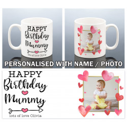 Personalised Mummy Birthday Mug
