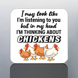 FUNNY CHICKENS coaster