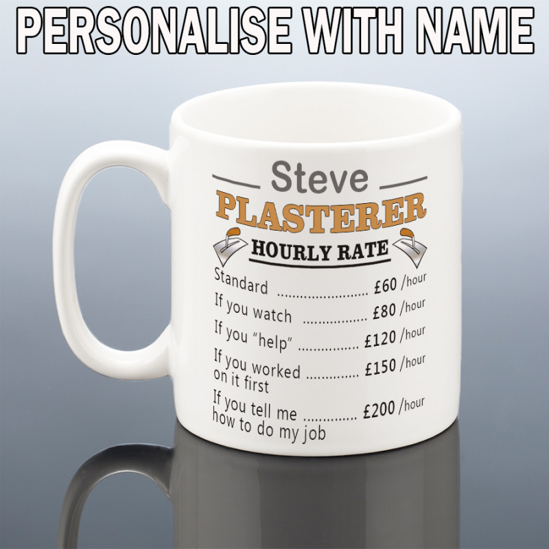 PERSONALISED PLASTERER MUG