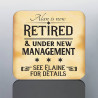 Personalised retirement coaster