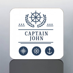 Personalised Captain Coaster