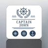 Personalised Captain Coaster