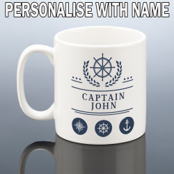 Personalised Captain Mug