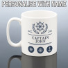 Personalised Captain Mug
