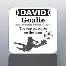 GOALKEEPER MUG - Personalised Goalie Birthday Gift - Football Goal Keeper Cup