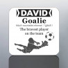 GOALKEEPER MUG - Personalised Goalie Birthday Gift - Football Goal Keeper Cup