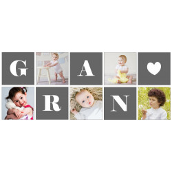 NANNY PHOTO MUG - Personalised Nanna Birthday Gift  - Nana Photo Collage Cup