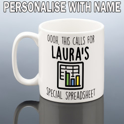 SPREADSHEET MUG