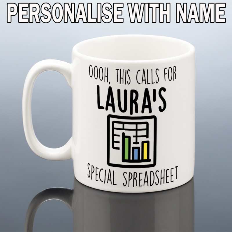 SPREADSHEET MUG