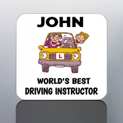 DRIVING INSTRUCTOR MUG - Personalised Driving Teacher Gift - Driving Test Pass Thank You Cup