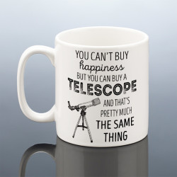 Astronomers telescope mug