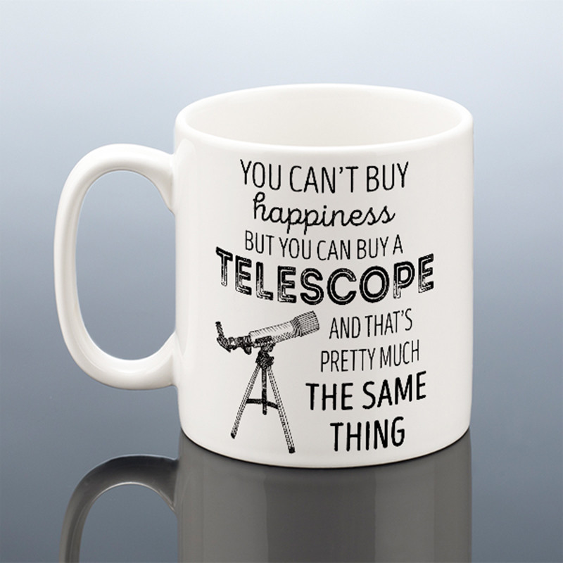 Astronomers telescope mug