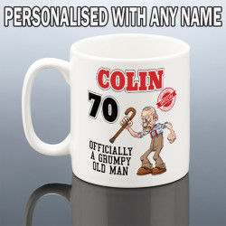 Funny 70th Birthday Mug for Him