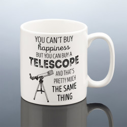 Astronomers telescope mug