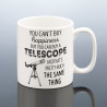 Astronomers telescope mug