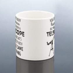 Astronomers telescope mug