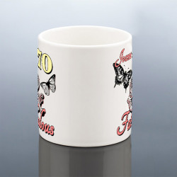 Personalised 70th BIRTHDAY MUG for Her