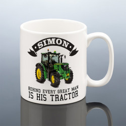 PERSONALISED TRACTOR MUG