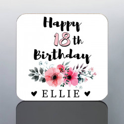 18th BIRTHDAY MUG Girls - Personalised 18th Birthday Gift Her - 18 Years Old Keepsake Cup