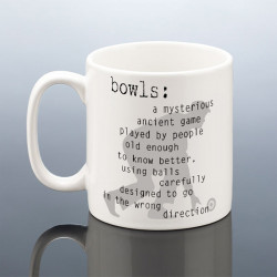 Lawn Bowls Game Mug